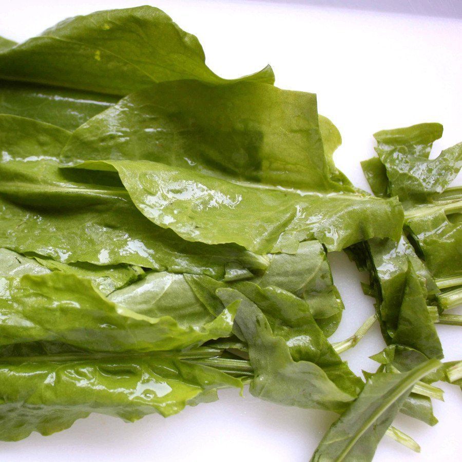 Frozen Sorrel Dish